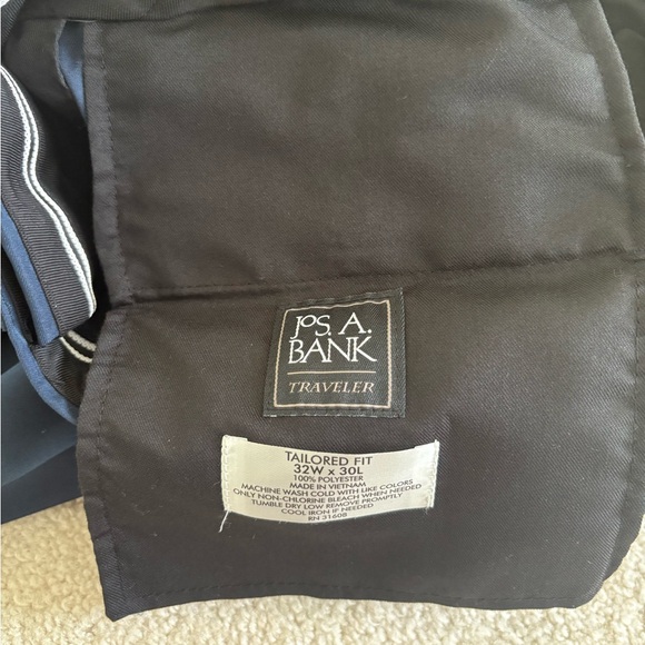 Joseph A. Bank Navy Traveller Pants - Picture 6 of 6